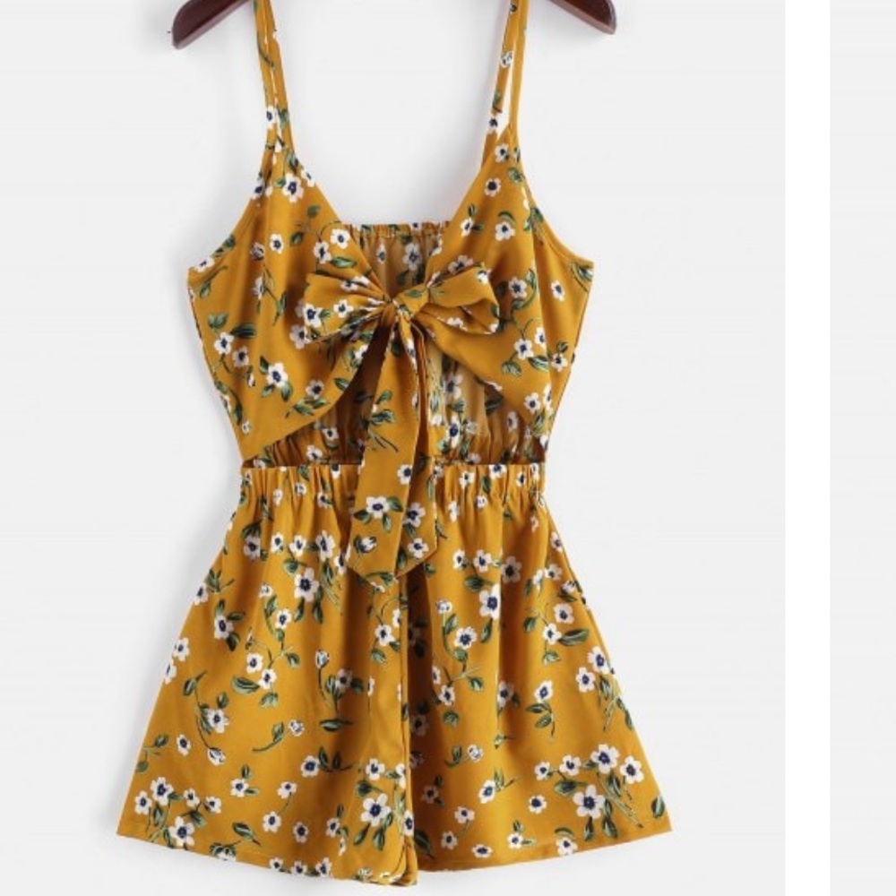 Yellow romper/dress